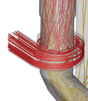 CFD Bypass Flow lines
